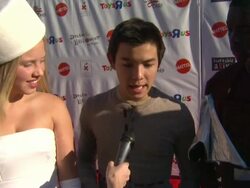 INTERVIEW: Gracie Dzienny & Ryan Potter & Carlos Knight on being a part of the event, what inspired their costume,  Stock Footage