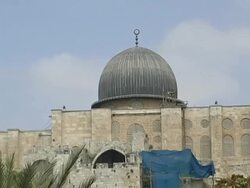 Jerusalem Mosque Stock Footage