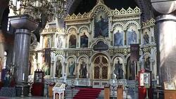 Helsinki, interior view of the Uspenski Cathedral Stock Footage