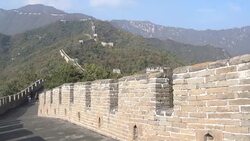 Great Wall of China in Summer Stock Footage