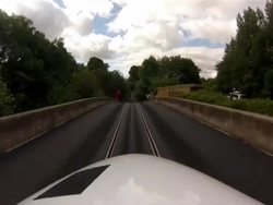 Bobsleigh practise driver's point of view News Clip