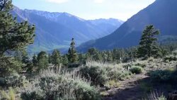 Majestic Valley of Twin Lakes the Gate way to Aspen Colorado Stock Footage