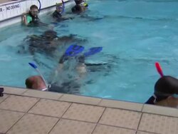 Prince William Snorkeling With Young Girls News Clip