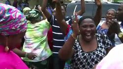 CLEAN : Supporters of Nigerias opposition celebrates victory claim News Clip