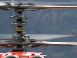 helicopter rotor closeup Stock Footage