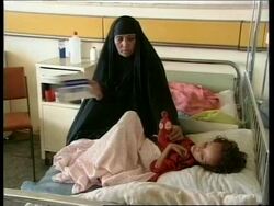 Iraq - Treatment for Leukaemia sufferer News Clip