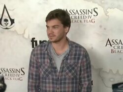 Emile Hirsch at Assassin's Creed IV Black Flag Launch Party Stock Footage