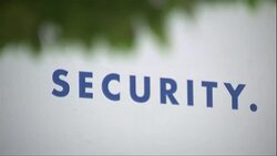 Conservative party conference signs outside Manchester Central convention centre News Clip