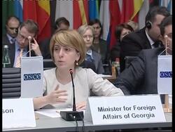 Georgia FM and Russian envoy comment on crisis News Clip