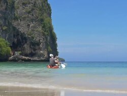 Couple Canoeing Stock Footage