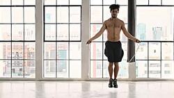 Athletic Male Workout gym Slow-Motion Stock Footage