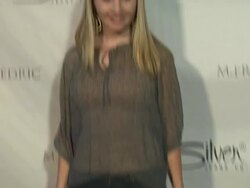 Beverley Mitchell at the A Night Out With Silver Jeans Co. And M Fredric at Studio City CA. (Footage by WireImage Video/GettyImages) Stock Footage