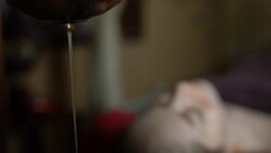 Relaxing with oriental scents Stock Footage