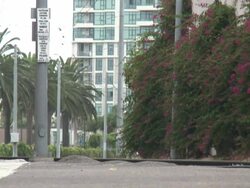 Red Train Ding Dinging Stock Footage