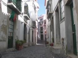 Side Street Stock Footage