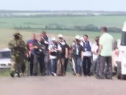 Rebels in Eastern Ukraine hand over flight data recorders. News Clip