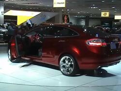 2008 Ford Verve concept sedan montage Stock Footage