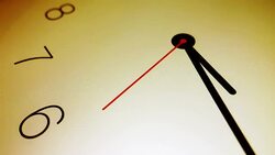 Analog Clock Stock Footage