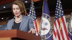 House Leadership, Speaker Boehner And Nancy Pelosi Hold Their Weekly News Conferences Stock Footage