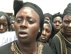 CLEAN:Women protest religious violence in Nigeria News Clip