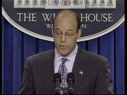 Fleischer announces NIreland summit on Iraq with Blair News Clip