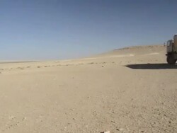 Syrian Refugee Transport in Jordan Stock Footage