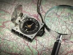 Loupe and Compass Stock Footage