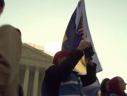 Gay Marriage Supporters Rally Against DOMA Stock Footage