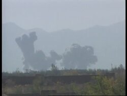 Huge plumes from B52 raids over Bagram area Instructional Video