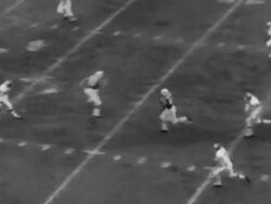 Buffalo Bills play Kansas City Chiefs in AFL championship Stock Footage