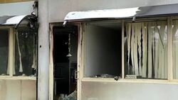 CLEAN : Burning van rams Australian Christian Lobby office News Clip