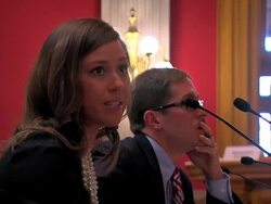 Hours of testimony on Colorado Civil Unions Bill Stock Footage