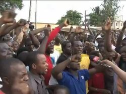 CLEAN:Vote protests dispersed by riot police in LomÃ¯Â¿Â½ News Clip