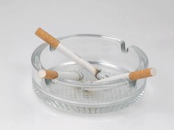 Burning cigarettes in fast speed Stock Footage