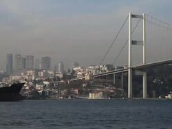 Bosphorus Bridge. Stock Footage