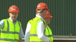 David Cameron Campaigning Builth Wells - General Election 2015 News Clip