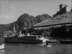 Fishing and crabbing. Southern France, 1955 Stock Footage