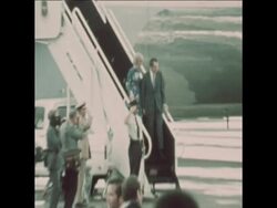 SYND 1-9-72 PRESIDENT NIXON AND JAPANESE PREMIER TANAKA ARRIVE FOR TALKS Instructional Video