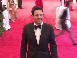 Steve Kazee at "Schiaparelli And Prada: Impossible Conversations" Costume Institute Gala Stock Footage