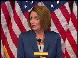 House Speaker Nancy Pelosi hailed the victory of Barack Obama in Tuesday's election and said she thought the American people had spoken out 'loudly and clearly' for change in the country. Instructional Video
