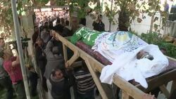 CLEAN : Hamas commander buried News Clip