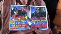 CLEAN : Pro and anti-Maduro elderly demonstrators rally in Venezuela News Clip