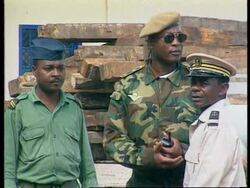 Congo - Mobutu and Kabila meet on SAS Outeniqua News Clip