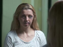 HD DOLLY: Domestic Violence In Silence Stock Footage