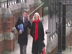 Mark Lewis Arrives for the Leveson Inquiry News Clip