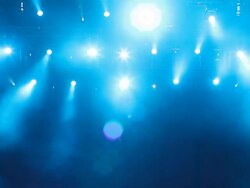 Blue background lights Stock Footage