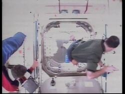 US: NASA: Hatch Closing: International space station moved to higher orbit News Clip