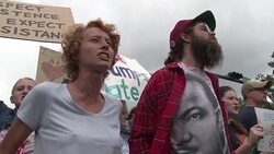 CLEAN : White supremacist shouted down at Florida college speech News Clip