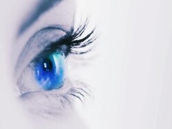 Blue eye Stock Footage