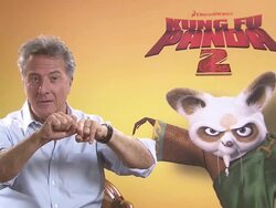INTERVIEW: Dustin Hoffman on what inner peace means to him, his philosophy to life at the Kung Fu Panda 2 Interviews - 64th Annual Cannes Film Festival at Cannes . (Footage by WireImage Video/GettyImages) Stock Footage